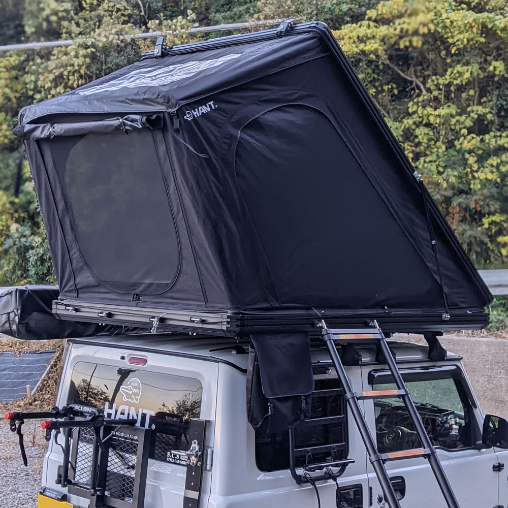 HANT 【限定生産】ルーフテント リヤオープン型 BLACK EDITION 2-3人用 イメージ02