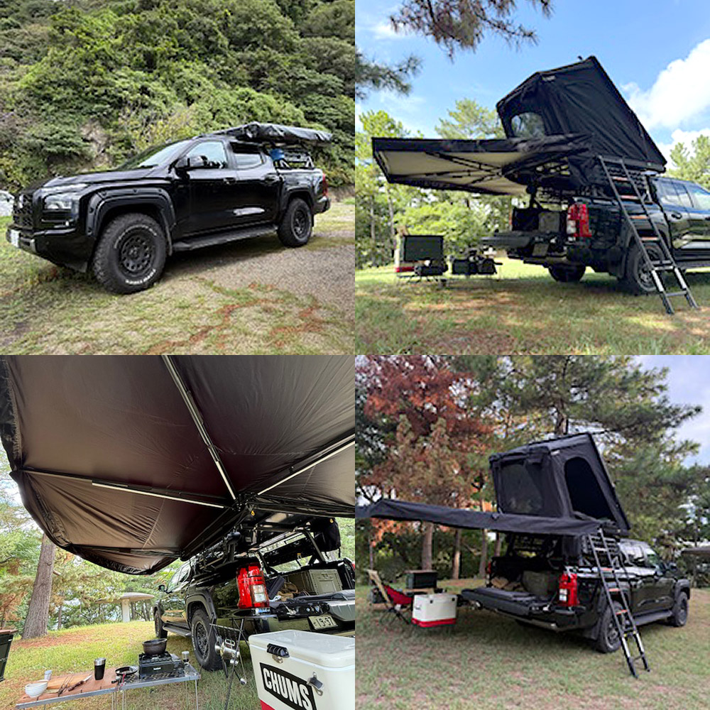 HANT カーサイドオーニング 200 ブラック イメージ15