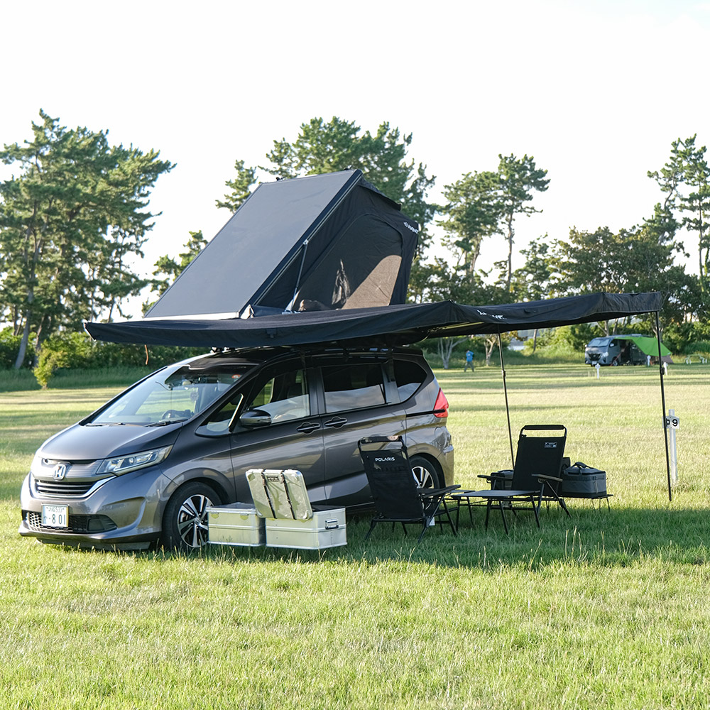 HANT カーサイドオーニング 200 ブラック イメージ12