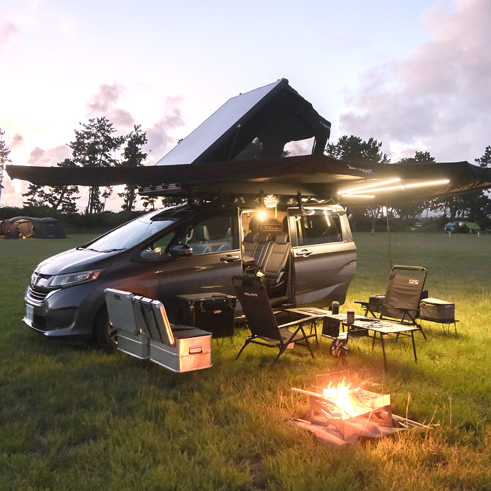 HANT カーサイドオーニング 200 ブラック イメージ13