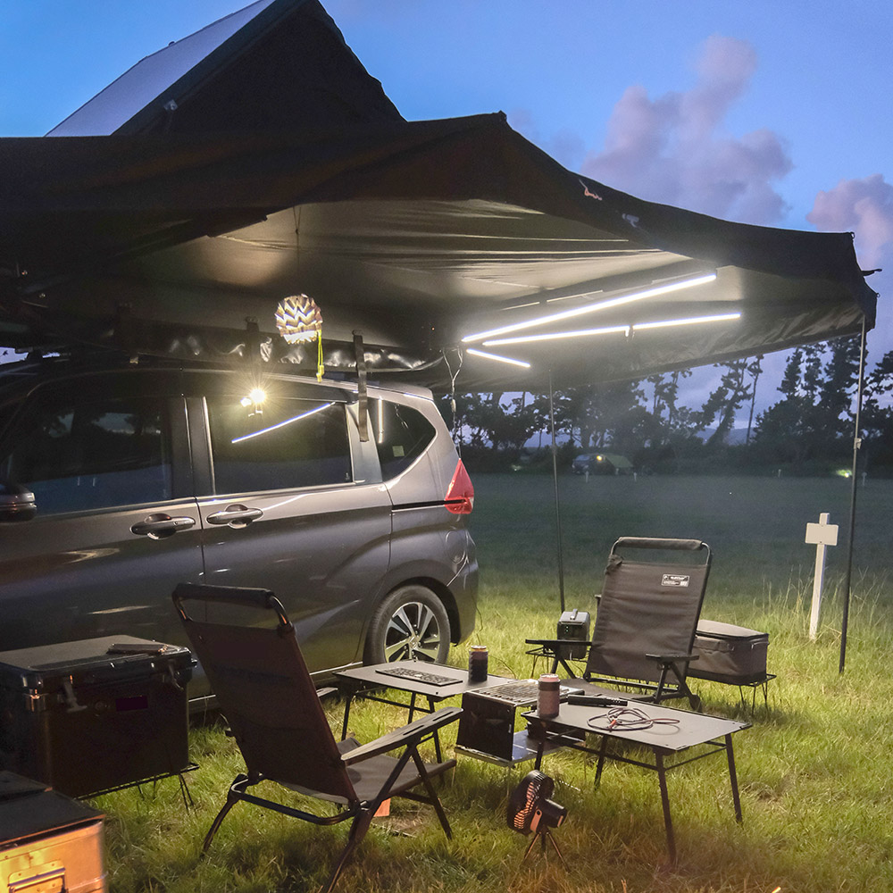 HANT カーサイドオーニング 200 ブラック イメージ14