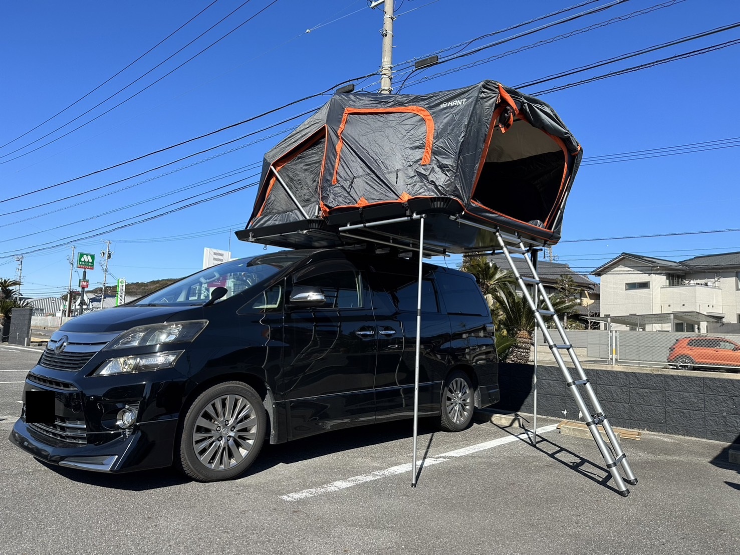 【ルーフテント取付事例】ヴェルファイア