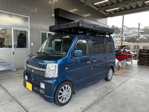 【ルーフテント取付事例】エブリィワゴン