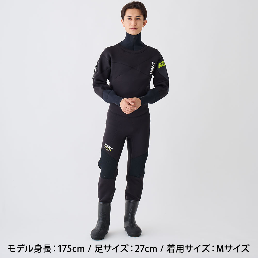 HANT 水中作業用ドライスーツ ブーツ付き イメージ15